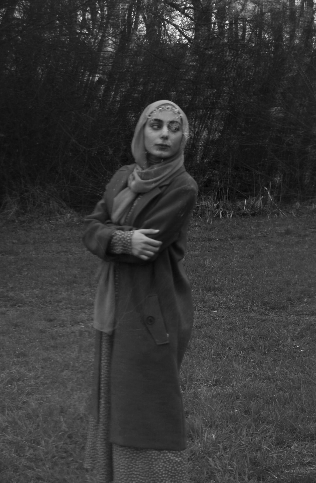 Turkish woman copy editor portrait